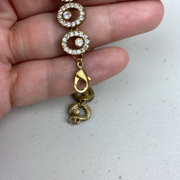 “Art Deco" Cubic Zirconia Bracelet - Picture 5 of 6